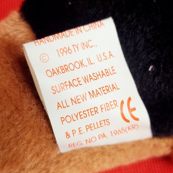 TY Beanie Babies Doby The Doberman 1996 Stuffed Animal - Picture 10 of 14